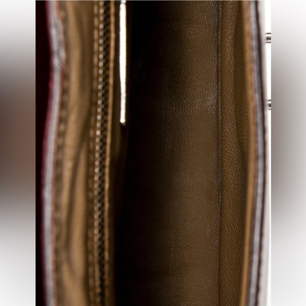 Prada Vitello Leather Shoulder Bag in Burgundy - Picture 6 of 6